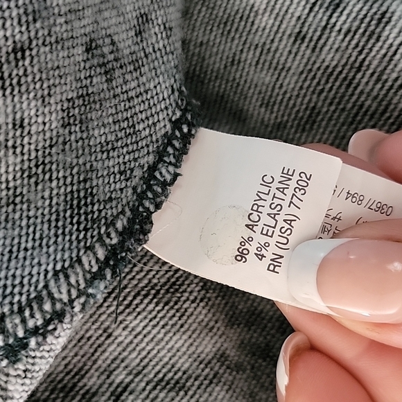 Zara Knit Long Sleeve Mini Dress Small Green Sweater Scoop Neck - Picture 4 of 4